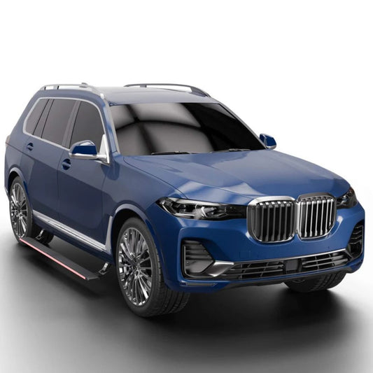 BMW X7 2019+ RGB Streamer Electric Side Step, Rotary Style | App Controlled | 300KG Load Capacity | IP67 Waterproof