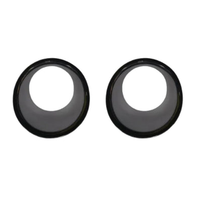  Mahindra Thar 2020+ Black Fog Lamp Garnish | Glossy Black | ABS Plastic | Tape-Based Installation | Custom Fit | Protects Against Scratches and Dust | Set of 2