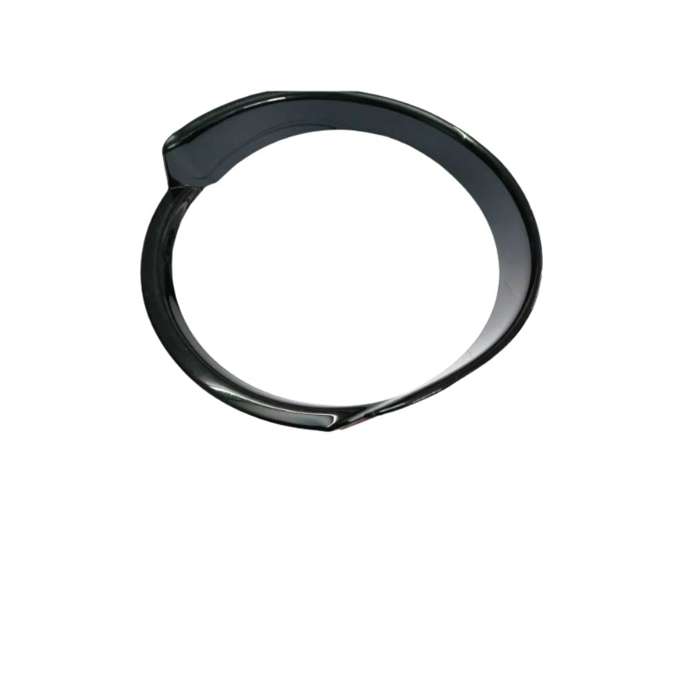  Mahindra Thar Roxx 2024+ Black Headlamp Garnish | Glossy Black | ABS Plastic | Tape-Based Installation | Custom Fit | Protects Against Scratches and Dust | Set of 2