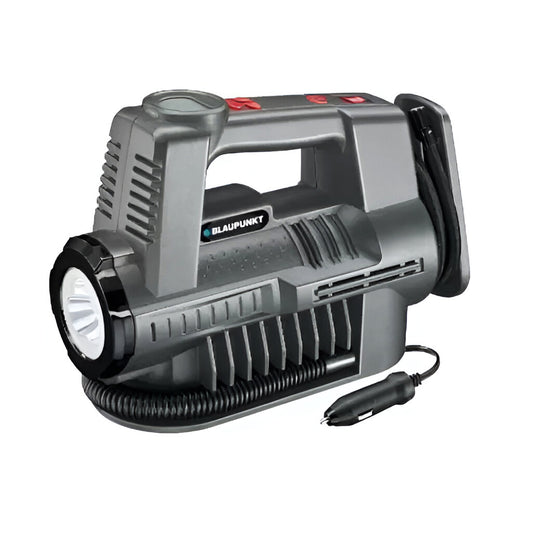 Blaupunkt TIF-21DA digital tyre inflator 12V air compressor with pressure display portable design for fast and accurate tyre inflation in cars and bikes