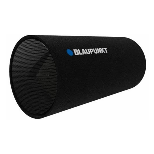Blaupunkt TXT-10A 10 inch active bass tube with Class A/B amplifier delivering 120W RMS and 600W peak deep powerful bass for car audio systems