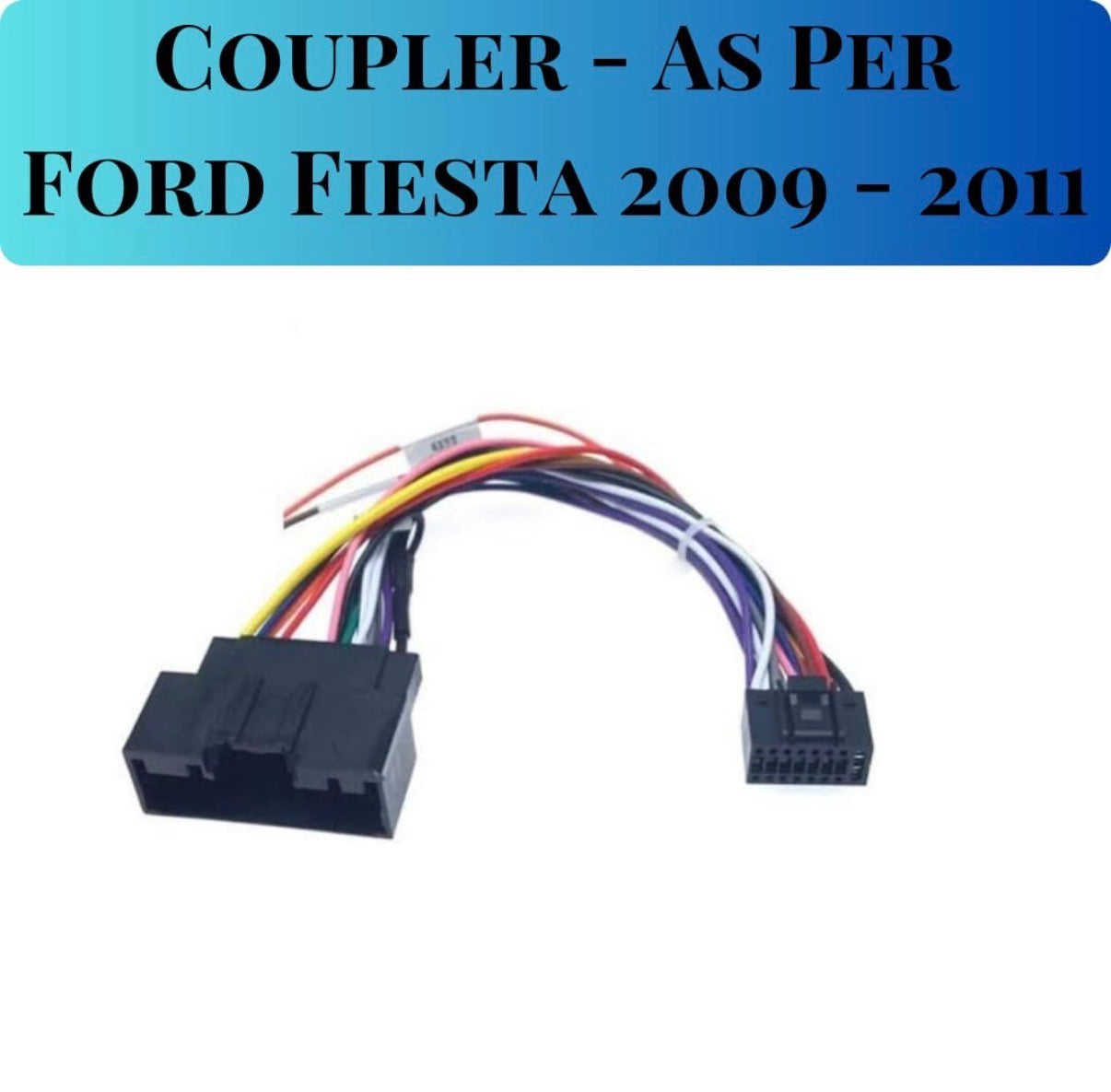 Android Frame 9 inch Suitable For Ford Fiesta 2006–2011 | With wiring Kit