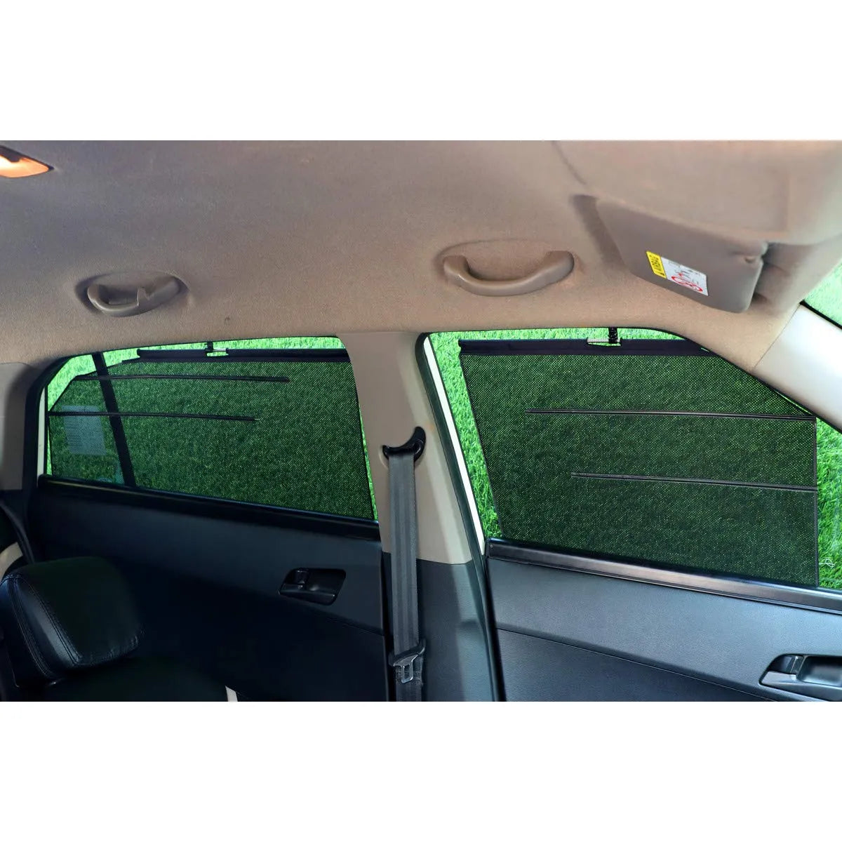 Automatic Side Window Sunshade Curtain for Ford EcoSport (2012 Onwards) | Set of 4 | Custom Fit | UV Protection