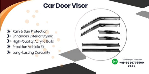 Best car door visor accessories available online India for all cars