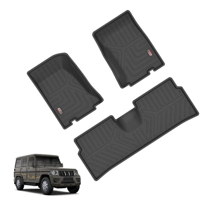 GFX Car Floor Mats for Mahindra Bolero 7 Seater (2011-2023) 