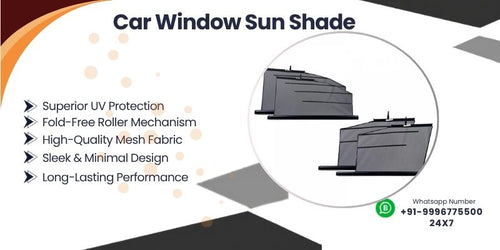 Best car window sun shade roller available online India for all cars