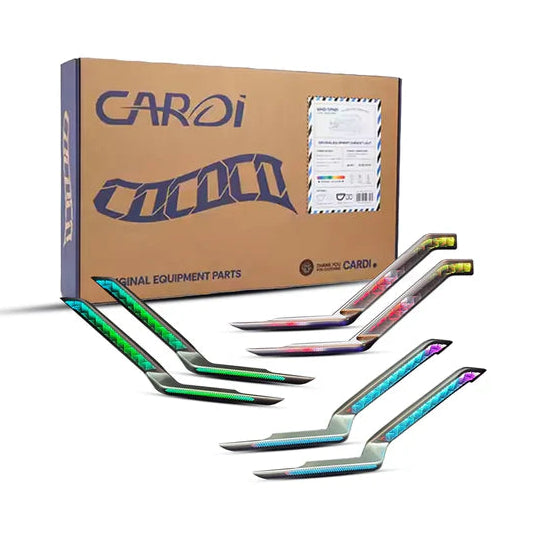 Cardi K4 17-Piece App-Controlled OEM Interior Ambient Lighting Kit for Toyota Innova Hycross 2023 Onwards.