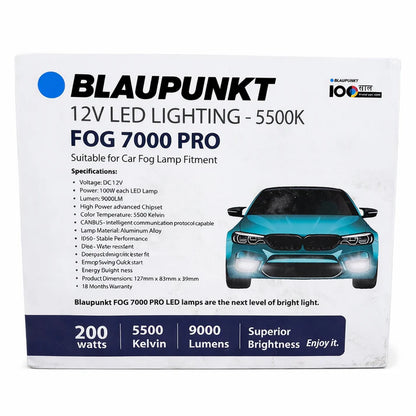 Auxiliary Light Blaupunkt FOG 7000 PRO | 200W LED Projector Fog Lamps | 5500K Cool White