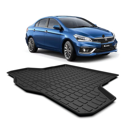 GFX Car Trunk Boot Mat for Ciaz (2014 Onwards) Automatic/Manual | Premium Dicky Mat – Black