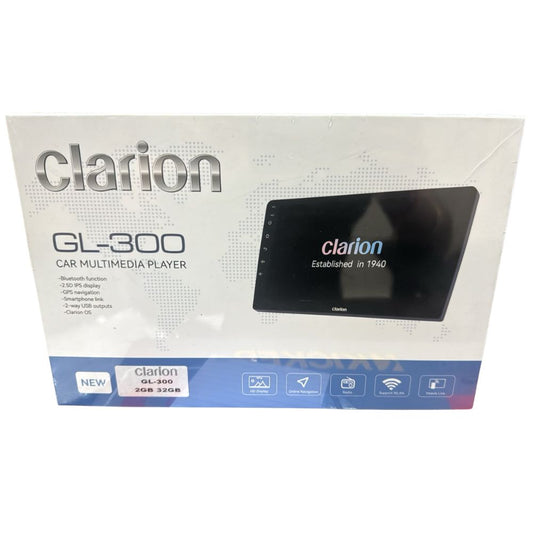 Clarion GL-300 Android Car Stereo | 9 Inch IPS Display | 2GB RAM 32GB Storage | 32 Band DSP | Bluetooth 5 | WiFi | 2 Year Warranty