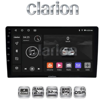 Clarion GL-300 Android Car Stereo | 9 Inch IPS Display | 2GB RAM 32GB Storage | 32 Band DSP 