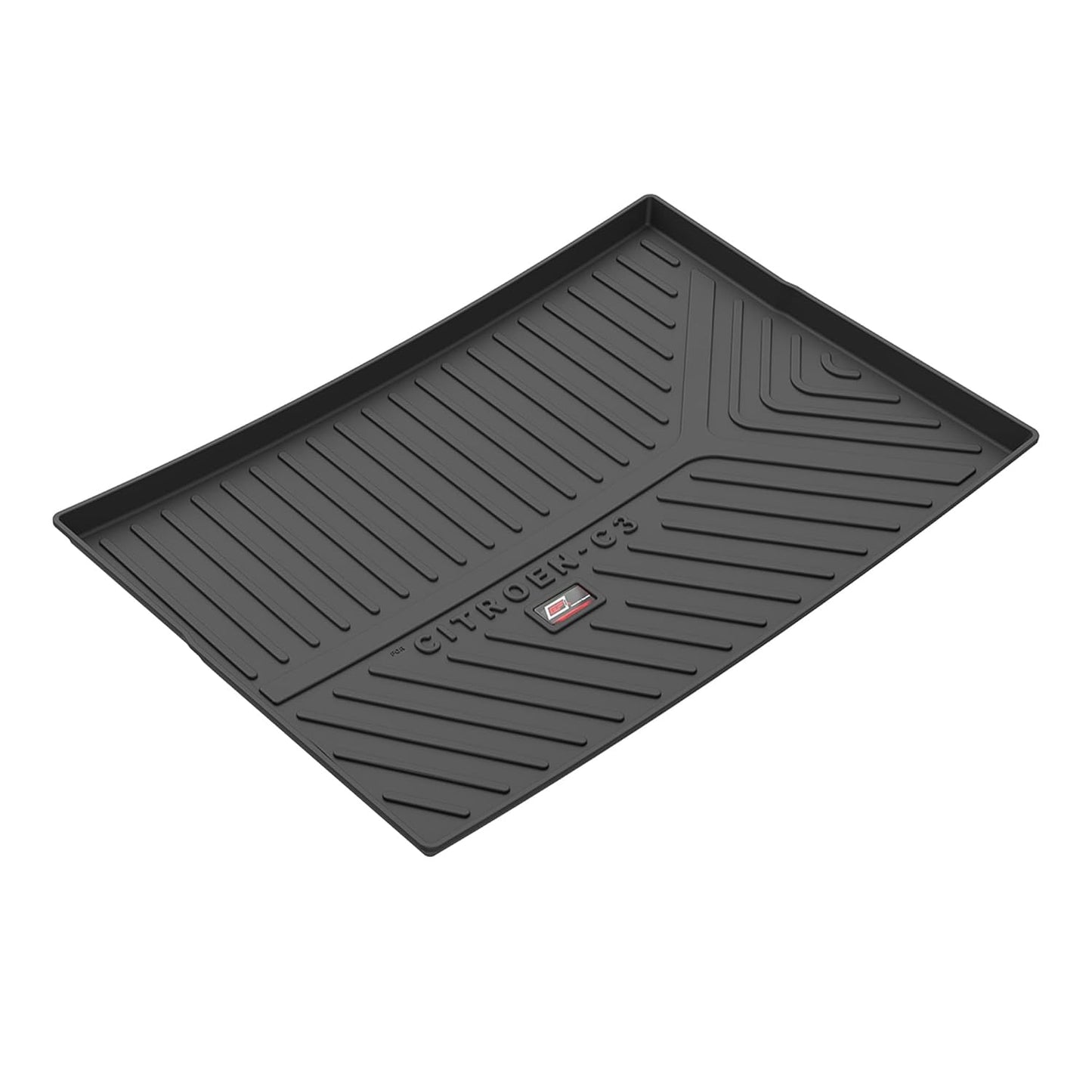 GFX Car Trunk Boot Mat for Citroen C3 (2022 Onwards) | Premium Dicky Mat – Black | Waterproof | Anti-Slip | All-Weather | Stylish Protection | Sleek Black