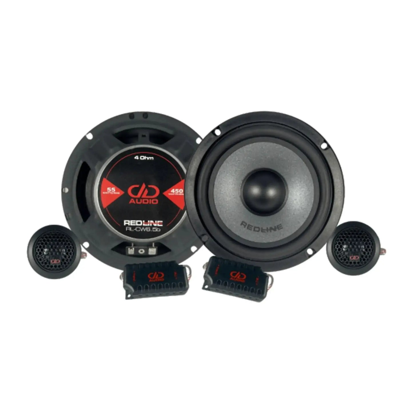 DD Audio Redline 6.5-Inch Speaker Combo for Car | RL-CX6.5a + RL-CW6.5b | Premium Car Audio Upgrade