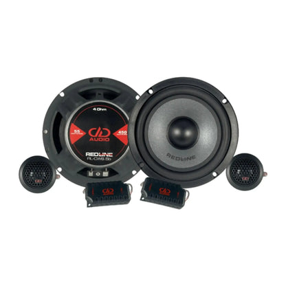 DD Audio Redline 6.5-Inch Speaker Combo for Car | RL-CX6.5a + RL-CW6.5b | Premium Car Audio Upgrade