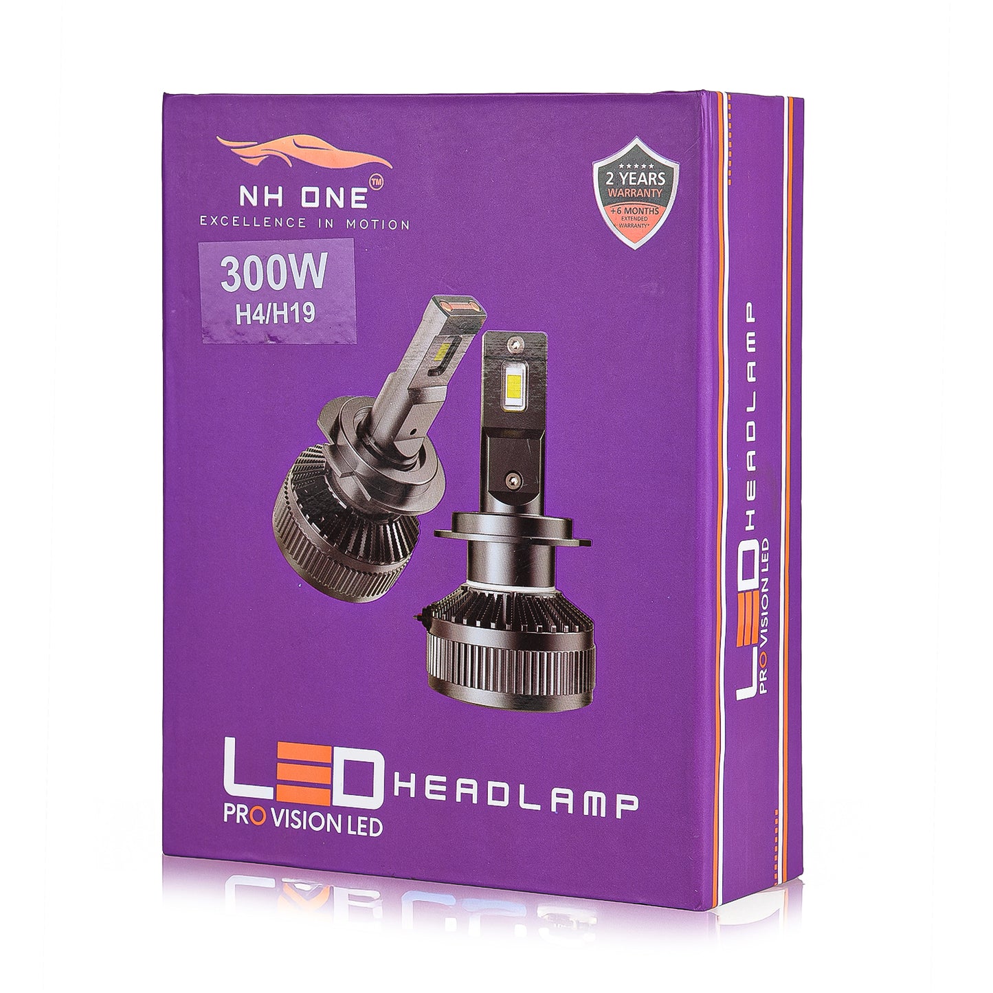 NH ONE LED Headlight Bulb H4/H19 300W Pro Vision