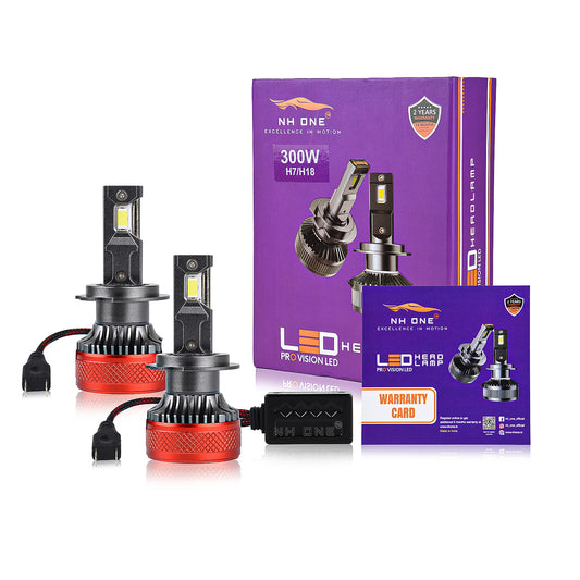 NH ONE LED Headlight Bulb H7/H18 300W Pro Vision