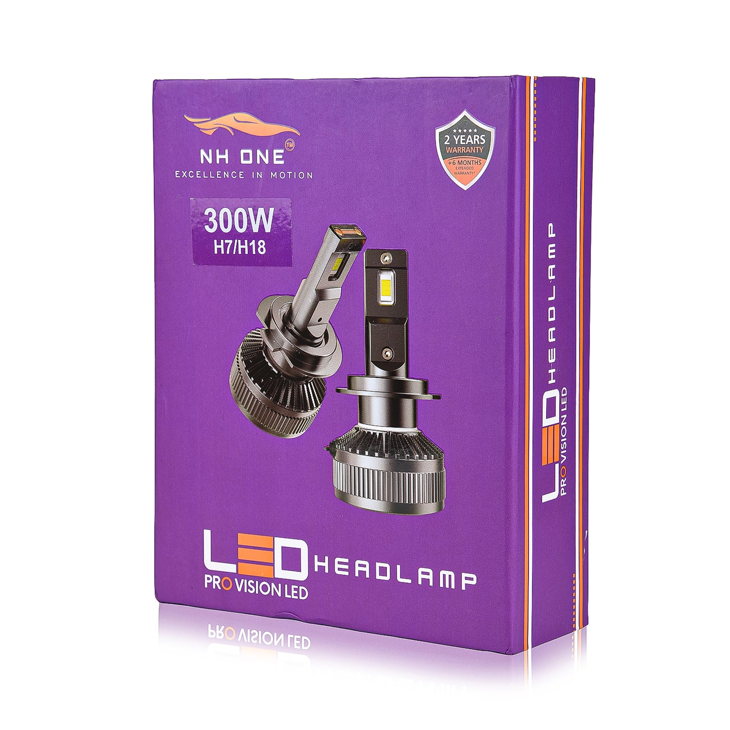 NH ONE LED Headlight Bulb H7/H18 300W Pro Vision