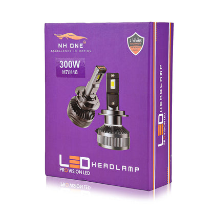 NH ONE LED Headlight Bulb H7/H18 300W Pro Vision