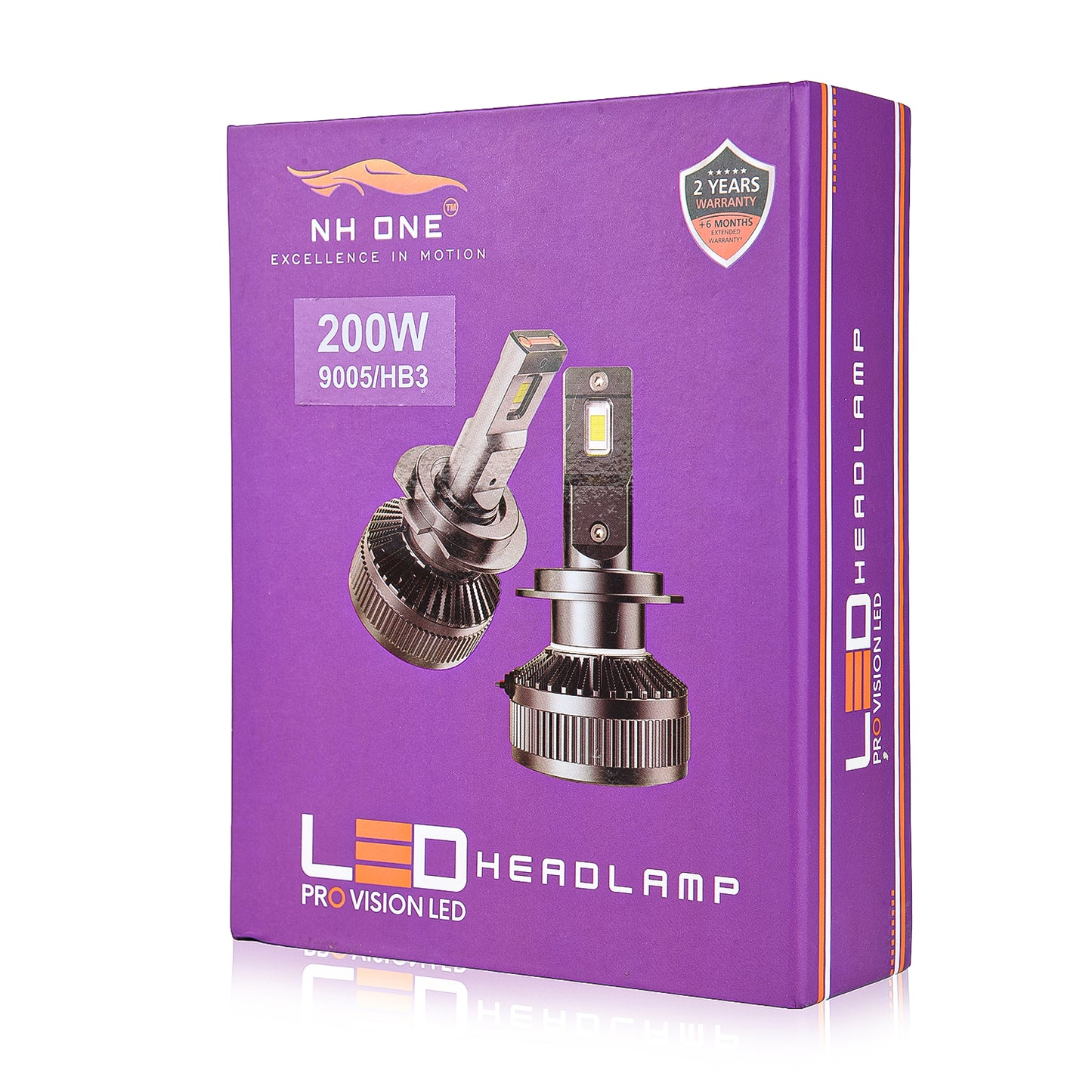 NH ONE LED Headlight Bulb 9005/HB3 200W Pro Vision