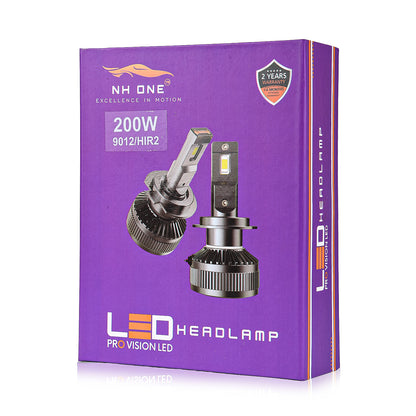 NH ONE LED Headlight Bulb 9012/HIR2 200W Pro Vision