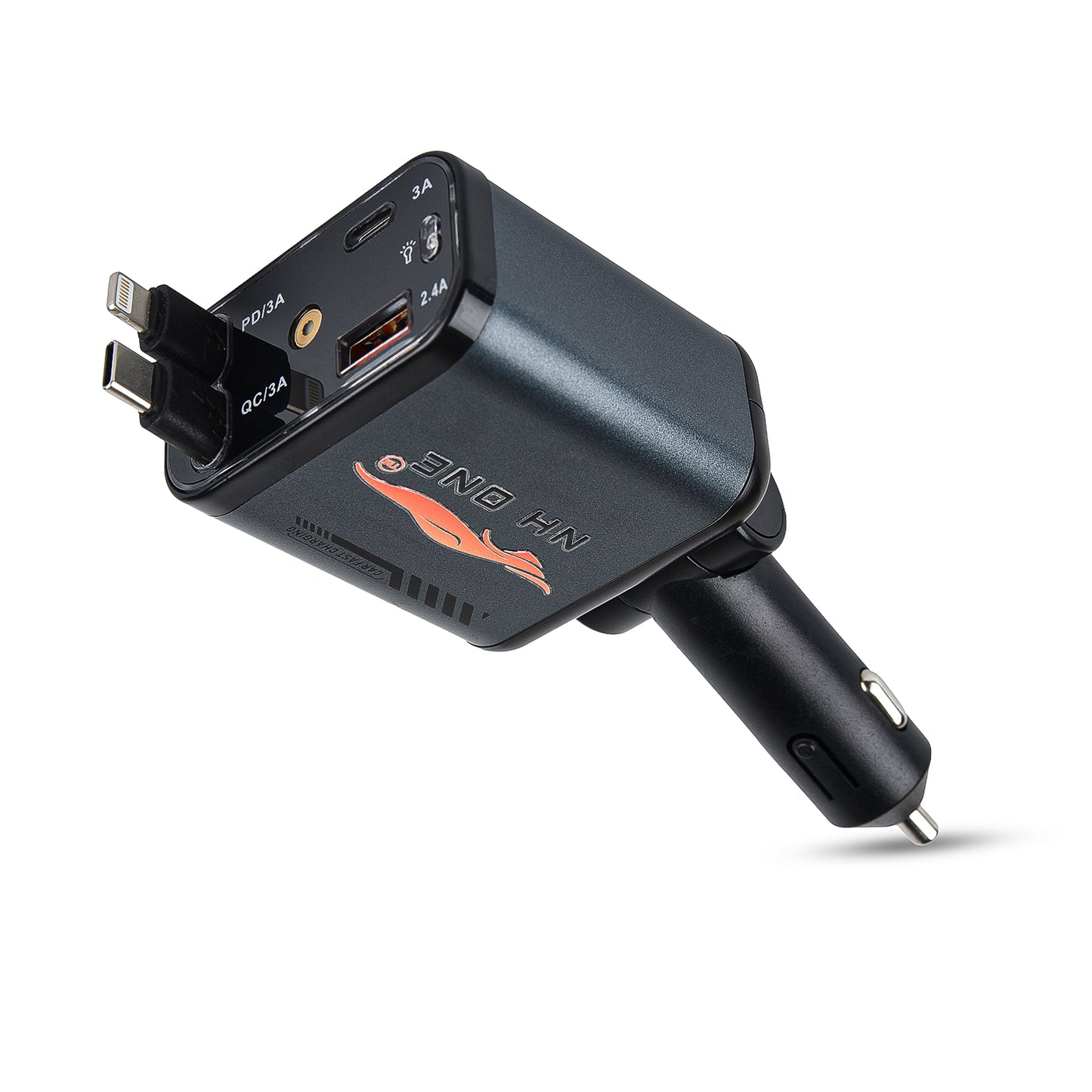NH ONE 4-in-1 Fast Car Charger, 100W Max Output with Starlight Projector