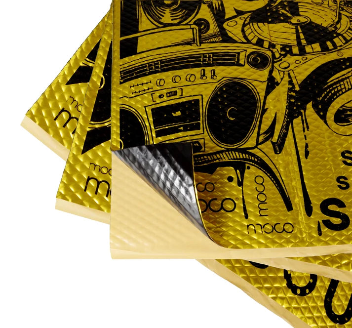 MOCO DS-02 Damping Sheet 2.2mm – Box of 10 Sheets for Car Sound & Vibration Reduction