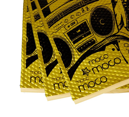 MOCO DS-02 Damping Sheet 2.2mm – Box of 10 Sheets for Car Sound & Vibration Reduction