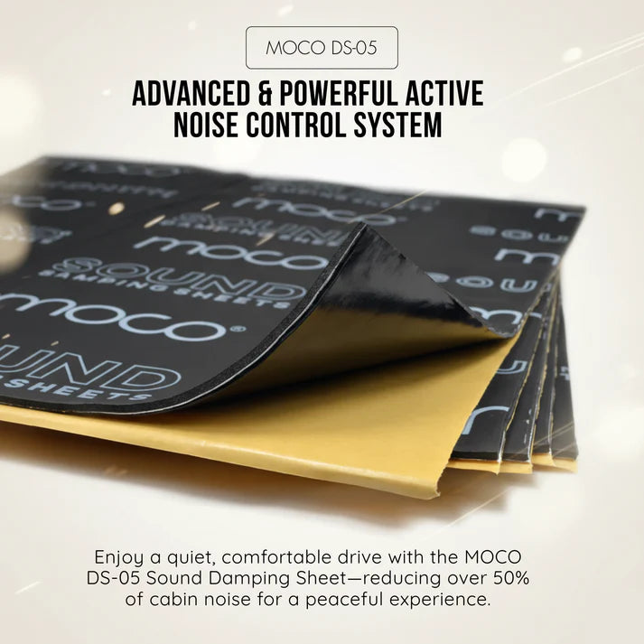 MOCO Sound Damping Sheet DS-05 (Box of 5 Sheets) | Active Noise Cancellation