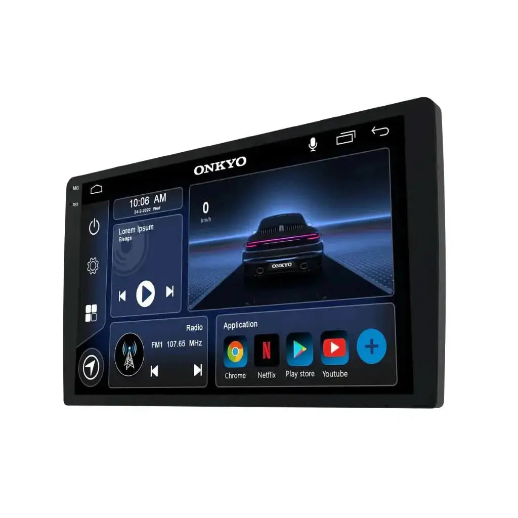 Onkyo X-QD1750 Android Car Stereo | 8GB RAM + 256GB Storage | 2K QLED Display | DSP | Wireless CarPlay & Android Auto