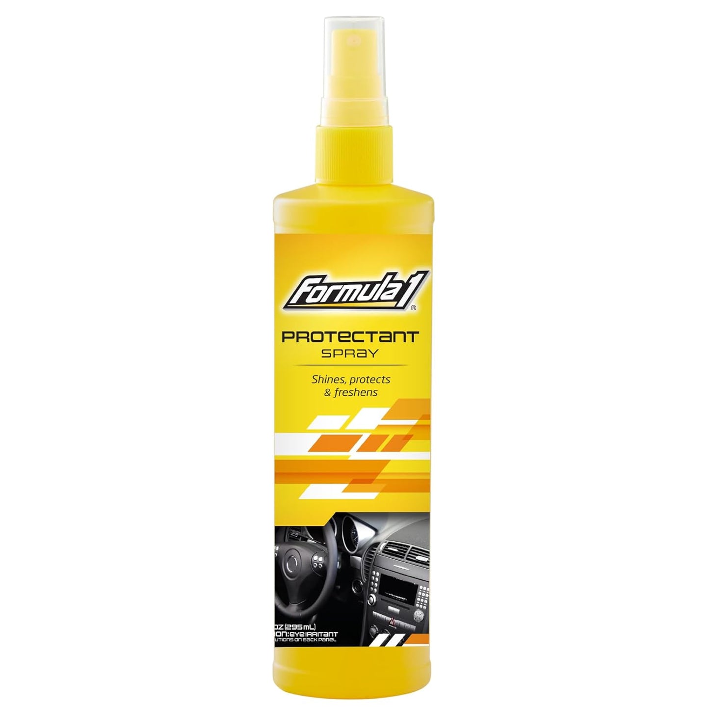 Formula 1 615006 protectant 295ml spray used for interior and exterior car surface protection and shine restoring gloss and cleaning plastic vinyl and rubber parts