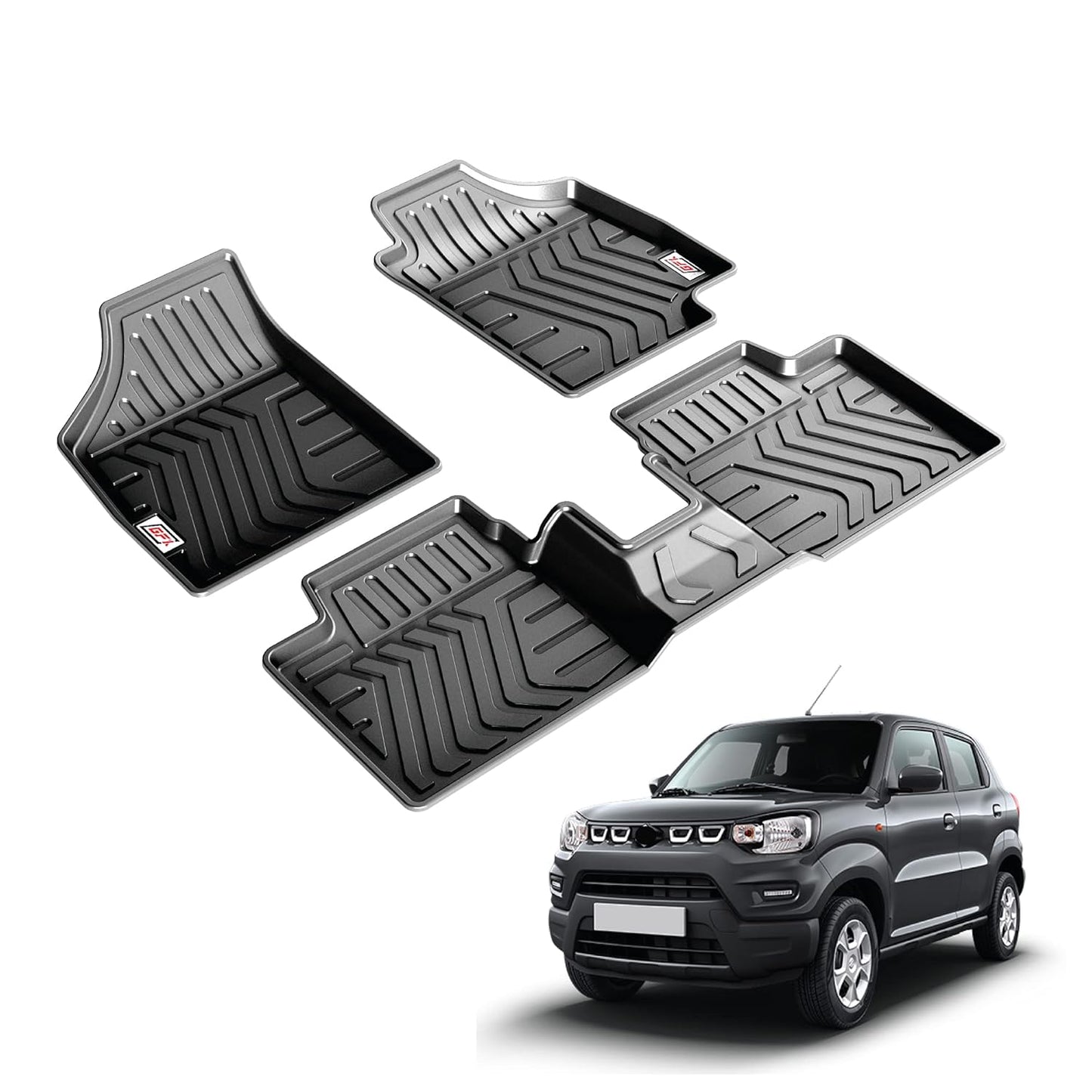 GFX Car Floor Mats for Maruti Suzuki S-Presso (2019 Onwards)