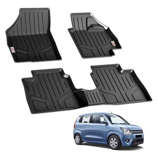 GFX Car Floor Mats for Maruti Suzuki WagonR (2019 Onwards) Auto/Manual