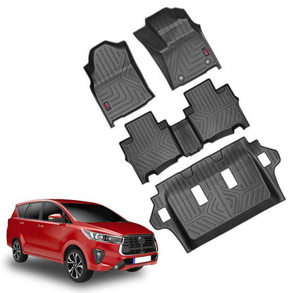 GFX Car Floor Mats for Toyota Innova Crysta (2016 Onwards & 2020 Onwards) | Manual