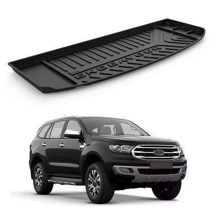 GFX Car Trunk Boot Mat for Ford Endeavour (2019-2021) | Premium Dicky Mat – Black