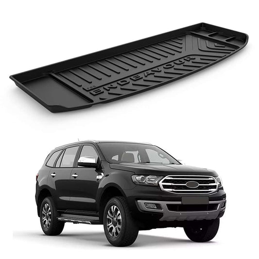 GFX Car Trunk Boot Mat for Ford Endeavour (2019-2021) | Premium Dicky Mat – Black