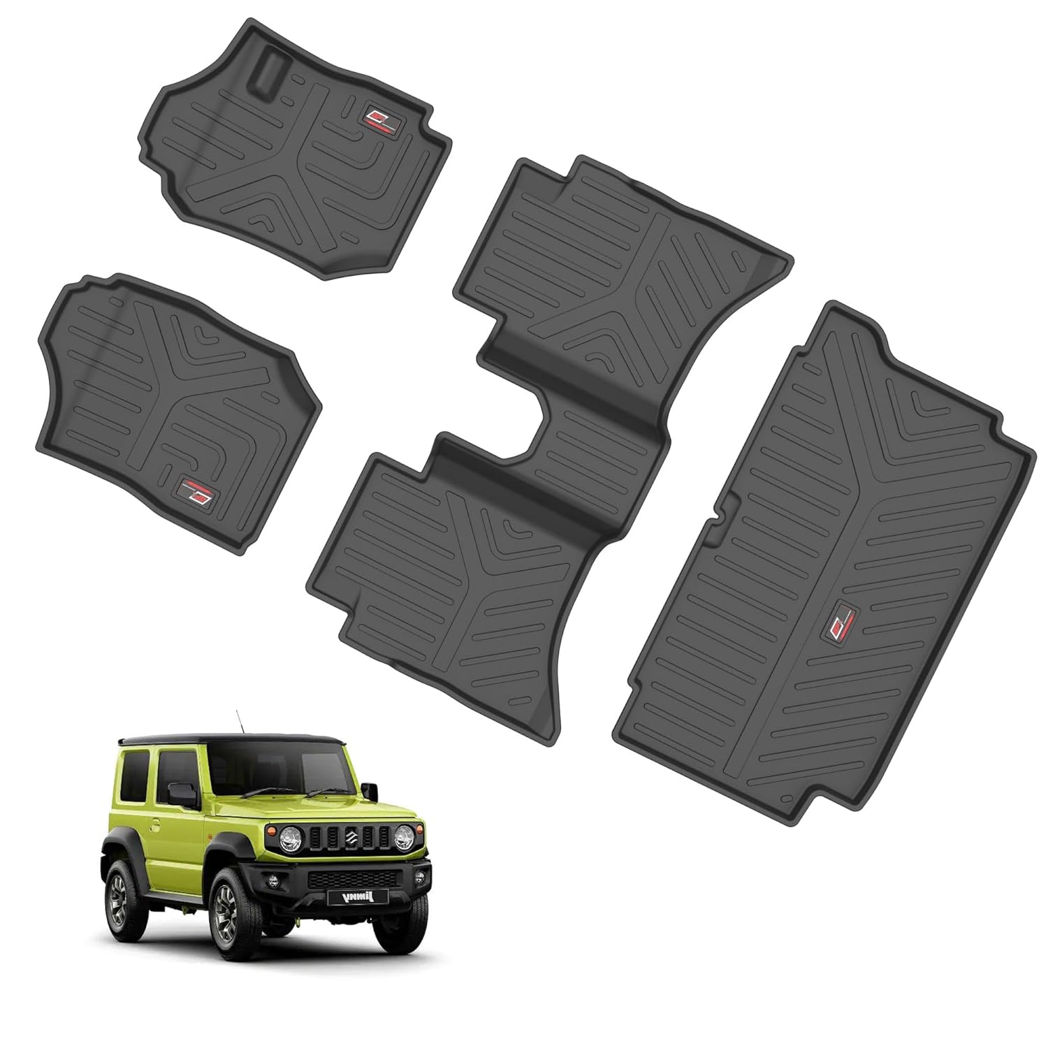 GFX Floor Mats for Jimny 2023 Onwards Manual with Dicky