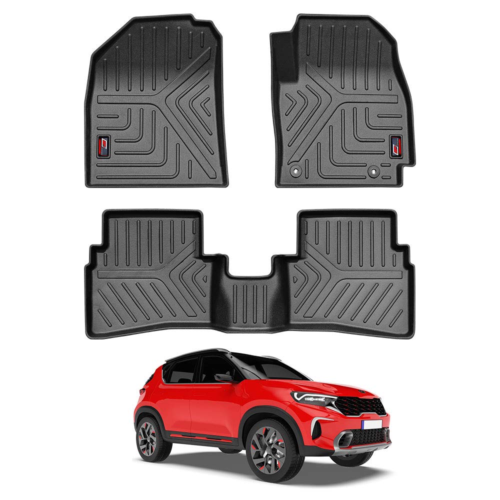 GFX Floor Mats for KIA Sonet 2024 Onwards | Waterproof Black