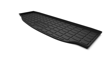 GFX premium black custom-fit trunk boot mat for Maruti Suzuki Ertiga 2018-2021 models, durable all-weather dicky protection.