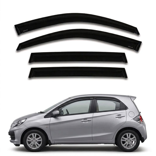 Galio Black Door Visor for Honda Brio 1st Gen 2011 to 2019