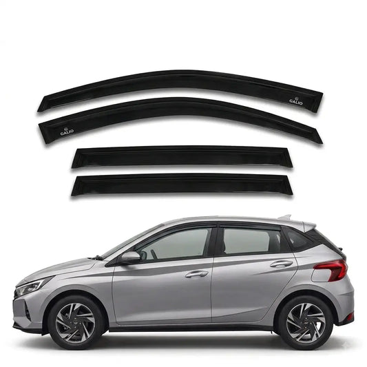 Galio Black Door Visor for Hyundai Venue 1st Gen 2019 to 2022 and 1st Gen FL 2022 to 2025