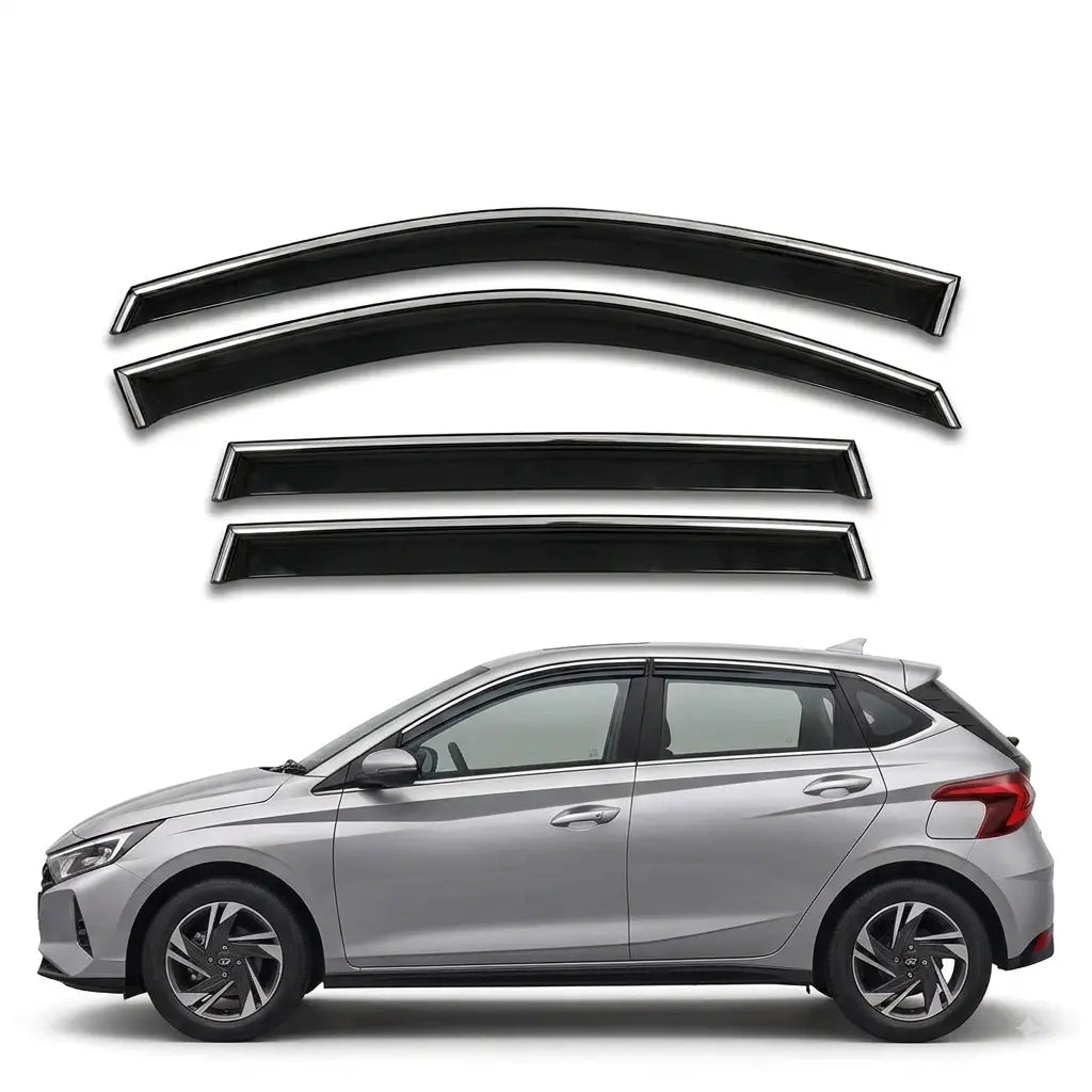 Galio Chrome Line Door Visor for Hyundai Venue 2nd Gen 2025 Onwards