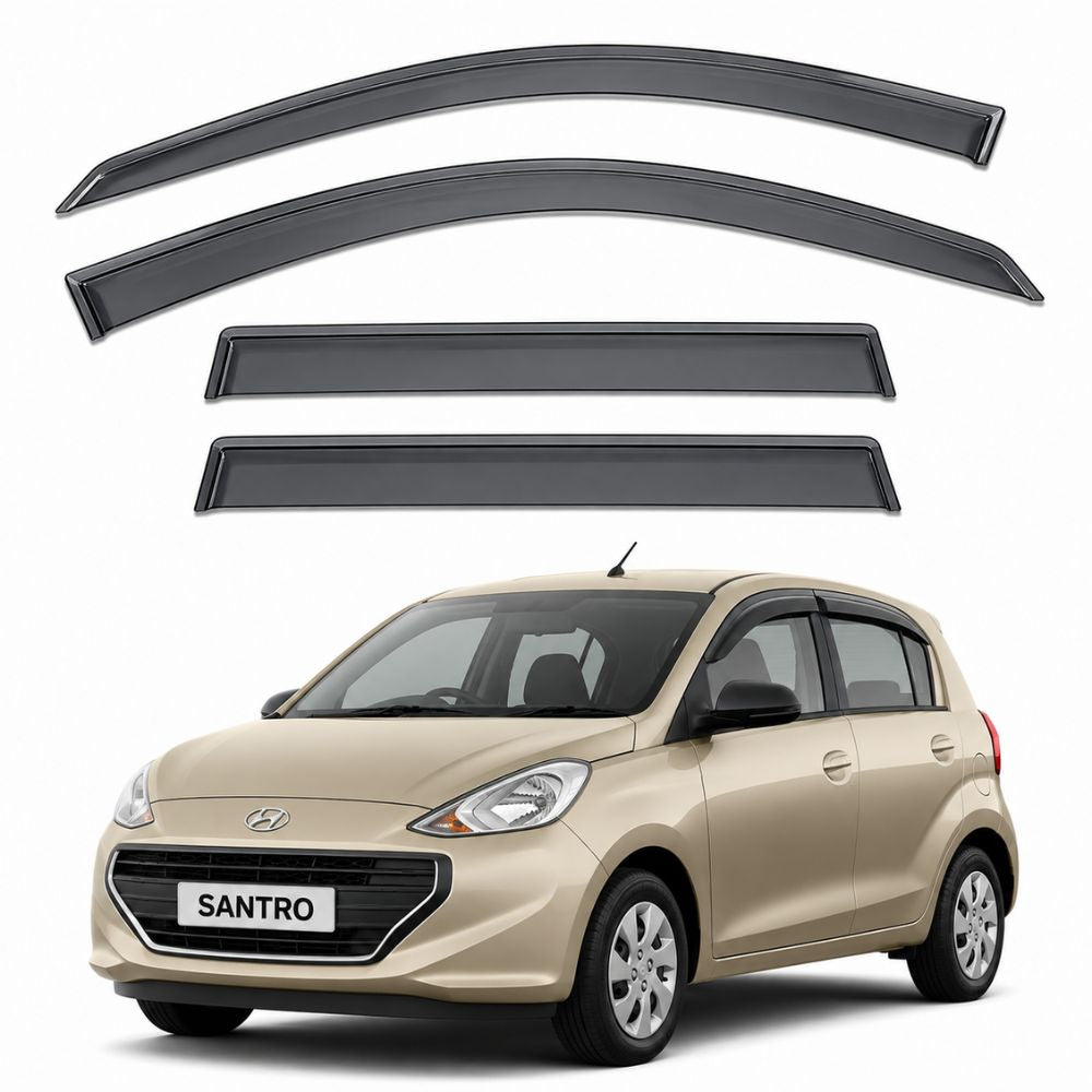 Galio Smoke Door Visor for Hyundai Santro 3rd Gen 2018 to 2022