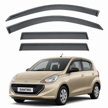 Galio Smoke Door Visor for Hyundai Santro 3rd Gen 2018 to 2022