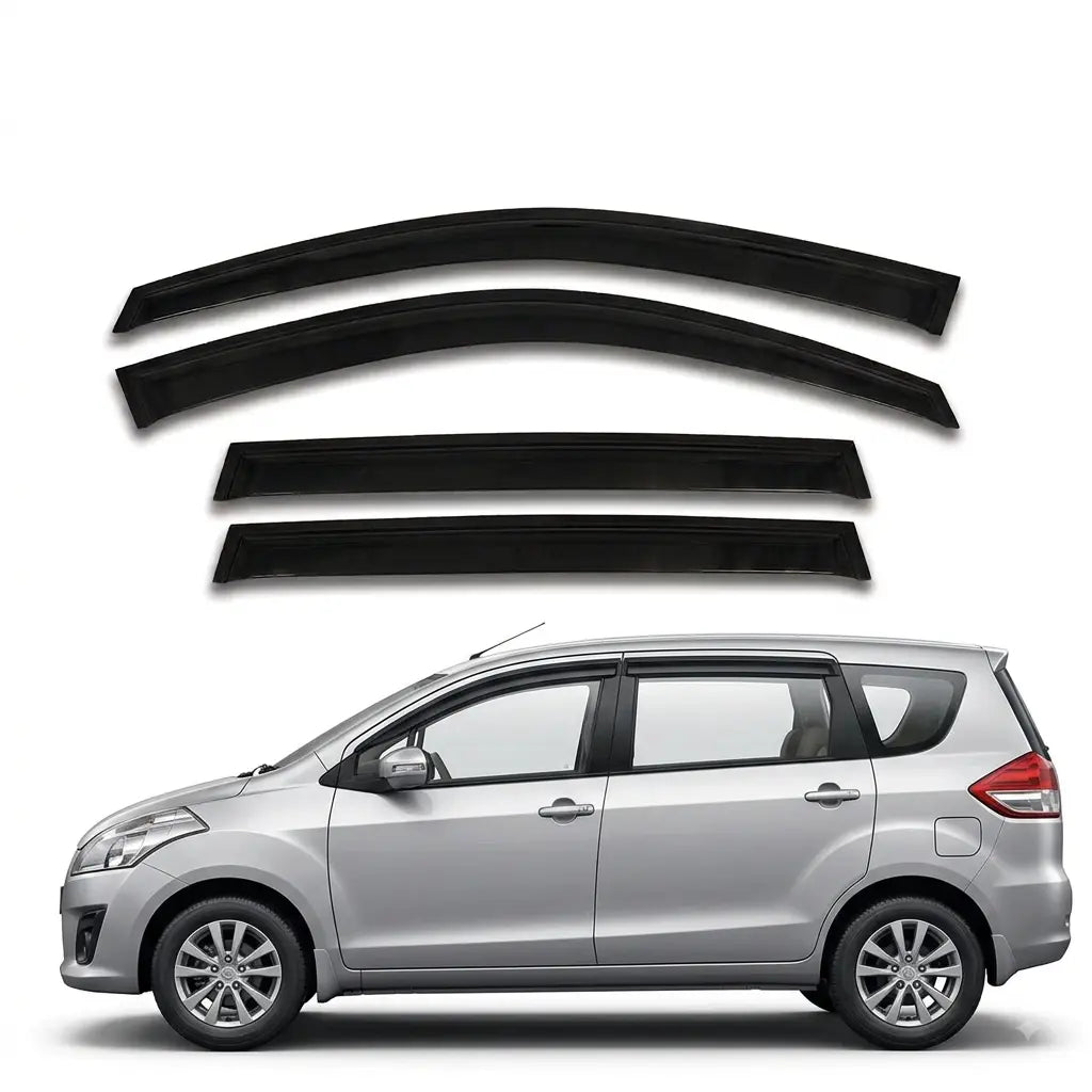Galio Black Door Visor for Maruti Suzuki Ertiga 1st Gen 2012 to 2018