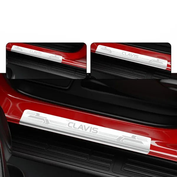Galio Door Sill Guard for Carens Clavis 2025+ | SS Protection