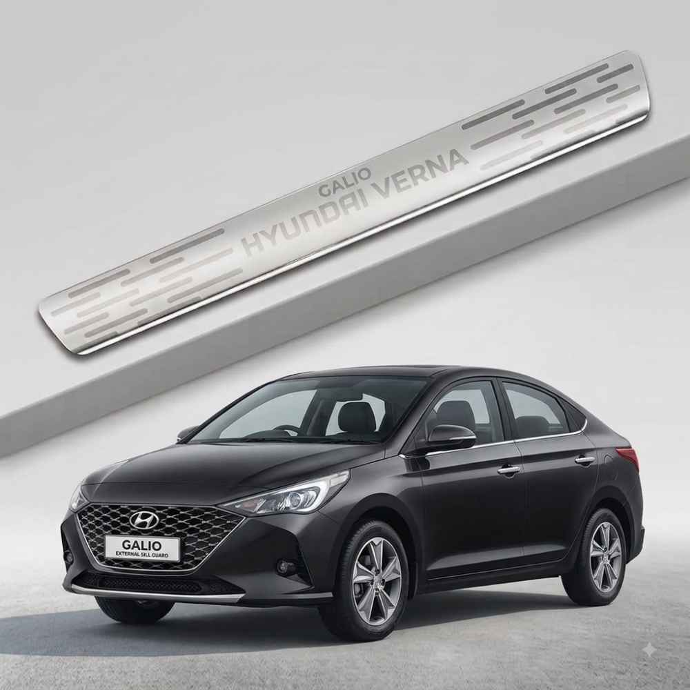 Galio Door Sill Guard for Hyundai Verna 3rd Gen (2017 Onwards)