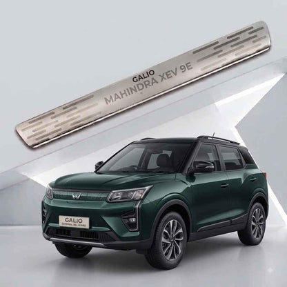 Galio Door Sill Guard for Mahindra XEV 9e (2025 Onwards) | Stainless Steel | Scratch Protection | Set of 4 | Premium Finish