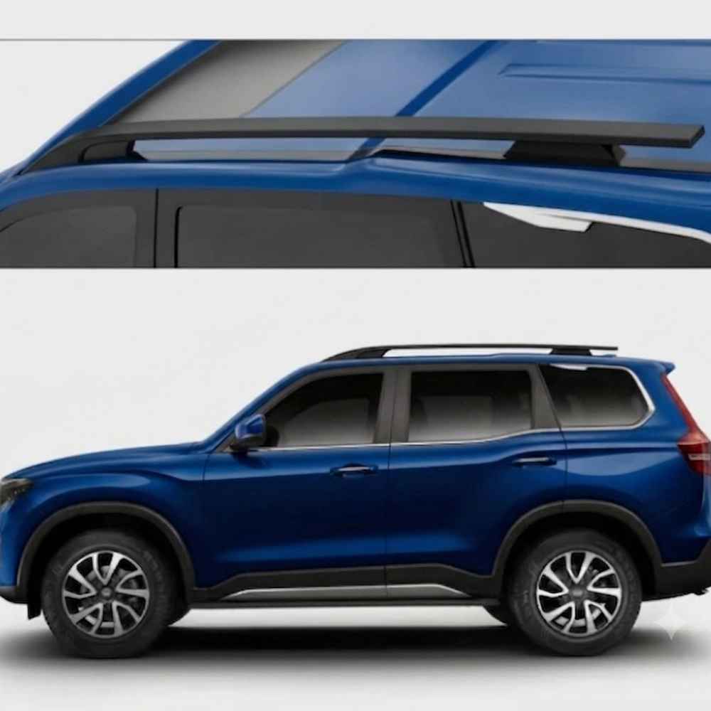 Galio Matte Black Roof Rails for Hyundai Creta 2020 Onwards | Set of 2 | Drill-Free Aesthetic Roof Styling