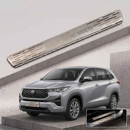 Galio Stainless Steel Door Sill Guards for Maruti Suzuki Invicto 2023 Onwards | Set of 4 Scuff Plates | Metal Threshold Protection