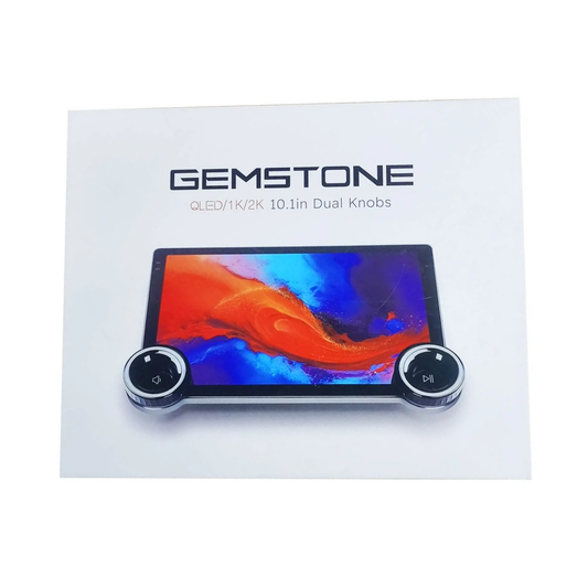 Gemstone 10.1 Inch 2K OLED Android Car Stereo High Resolution Smart Touchscreen 4GB RAM 64GB ROM Wireless CarPlay